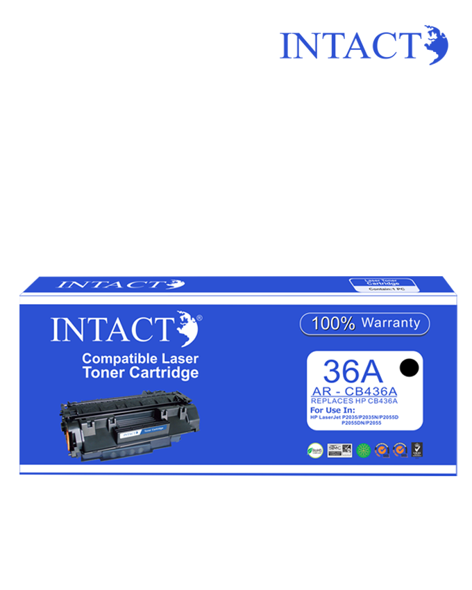 Intact Compatible with HP 36A (AR-CB436A) Black